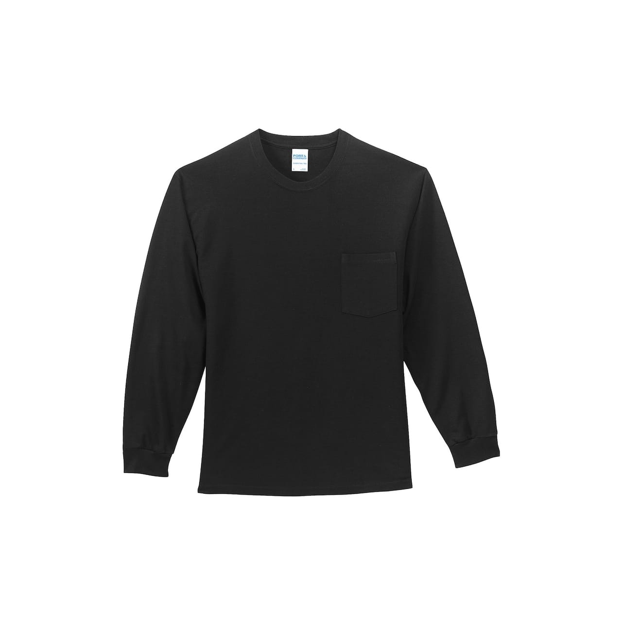 Port & Company® Long Sleeve Essential Pocket T-Shirt